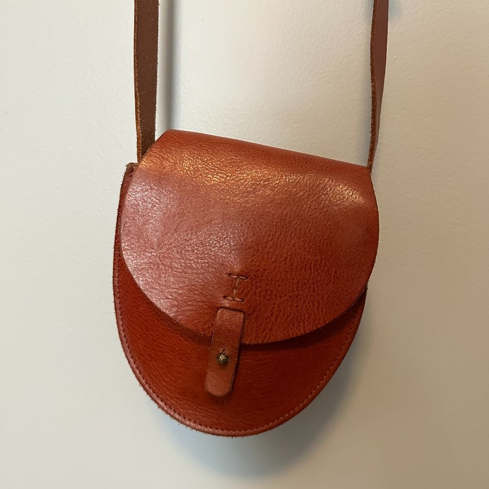 Lucky Brand - Boho Leather Satchel Purse - Cognac